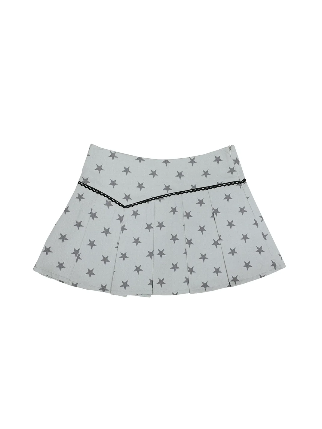Hashtag DDD | Star Print Pleated Mini Skirt
