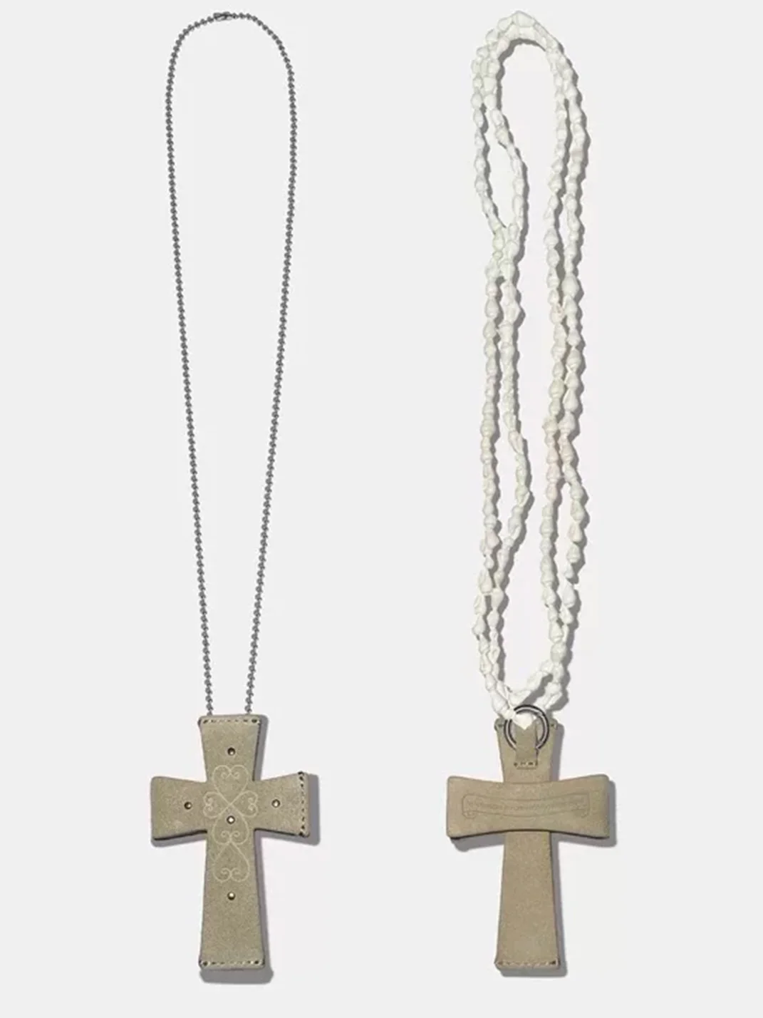Yyopen | Y2K Cross Pendant Card Holder Necklace
