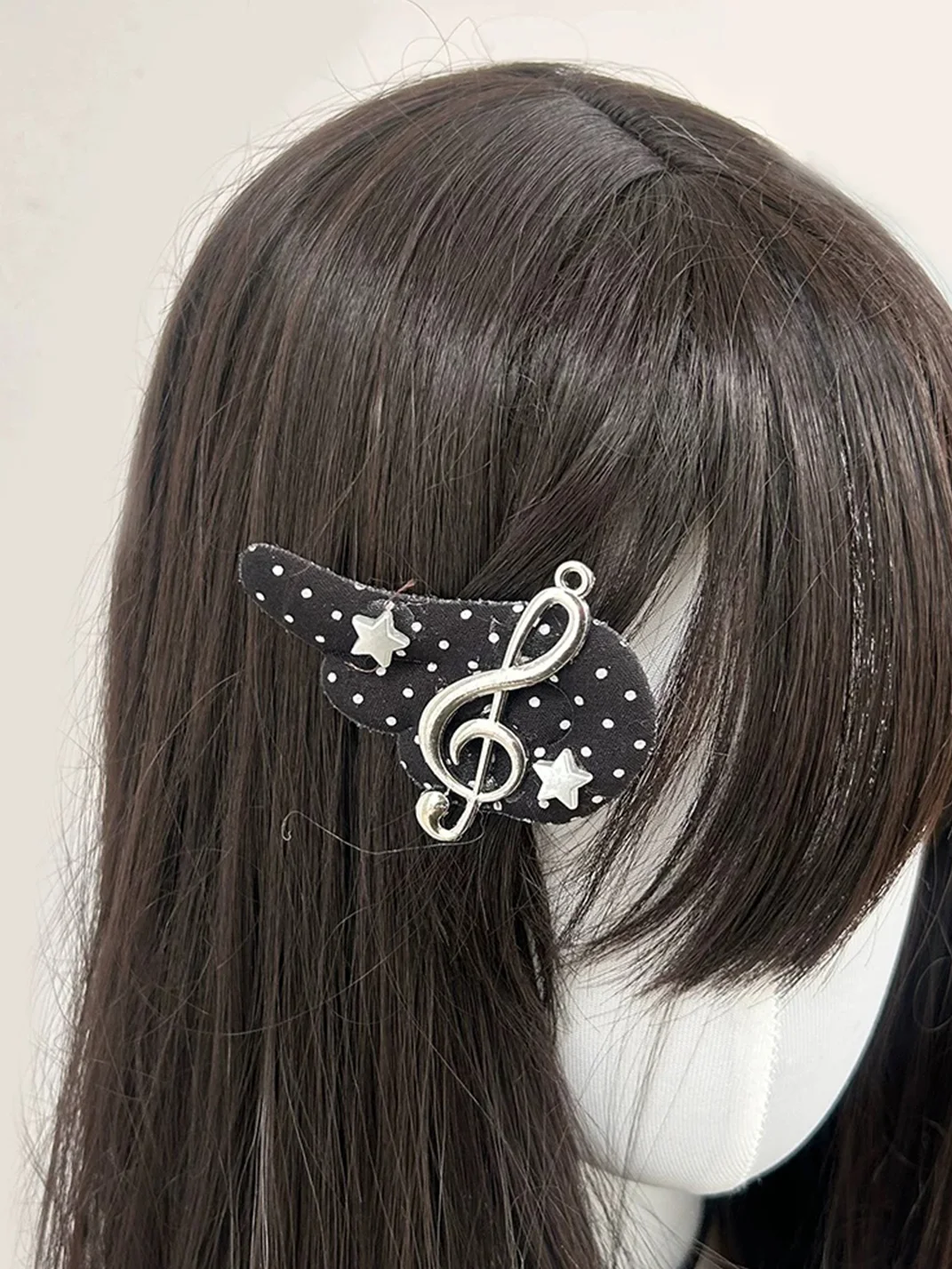 KHEPHAIA | Wing Polka Dot Star Note Hair Clips