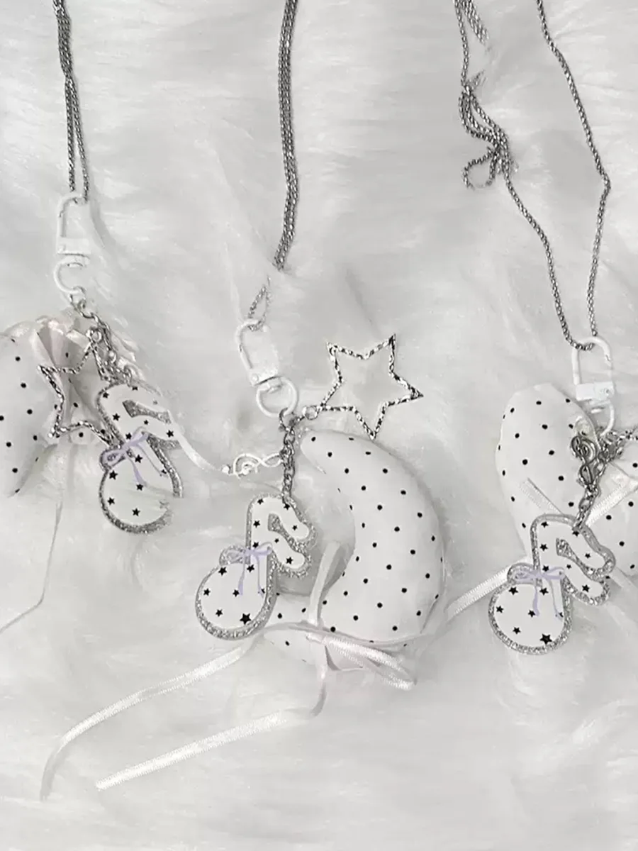 KHEPHAIA | Necklace With Star Heart Moon Charms - 2