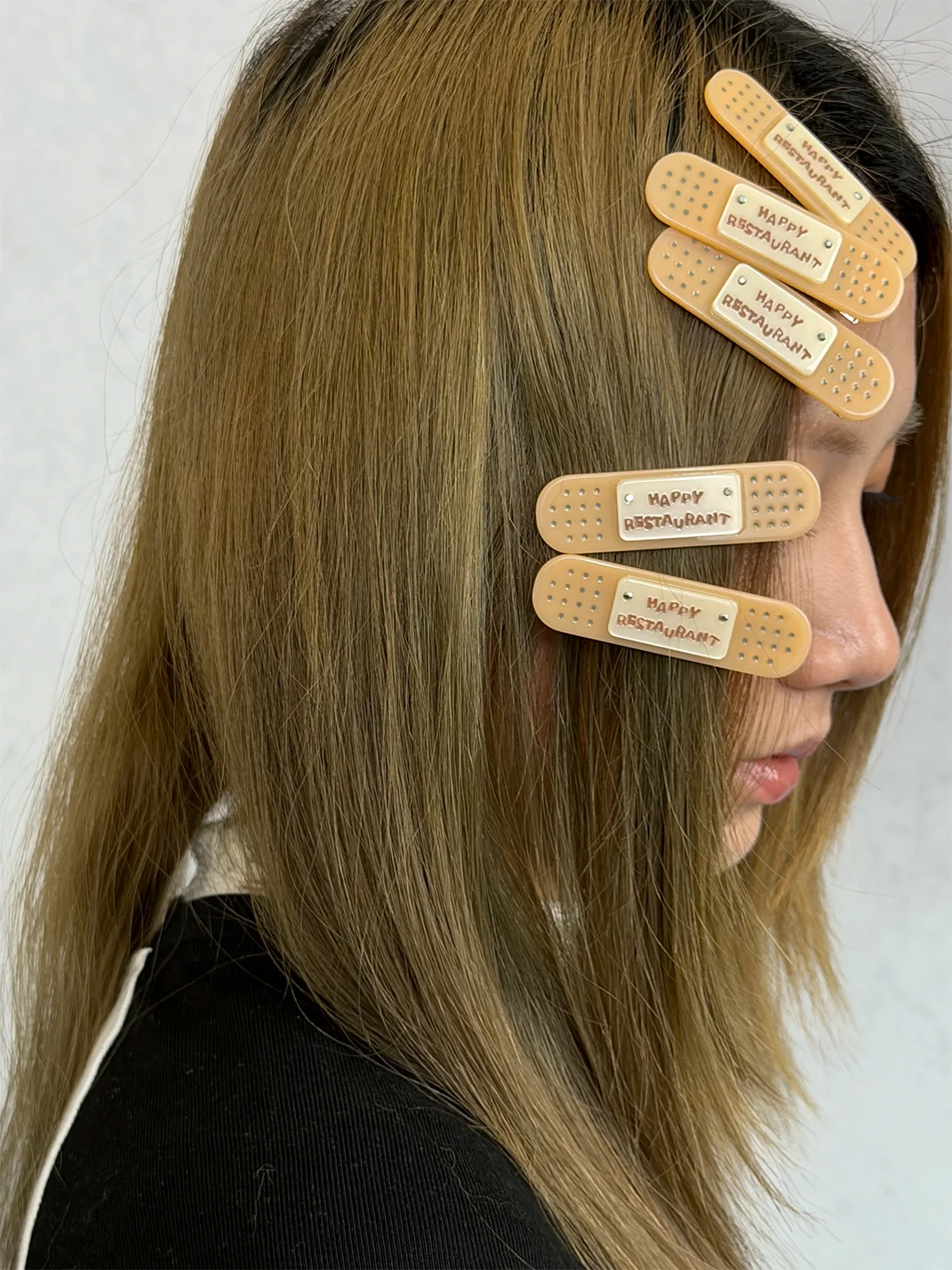 HappyRestaurant | Bandage-Shaped Acetate Hair Clips