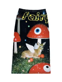 DeadEndKids | Y2K Printed Stretch Long Skirt