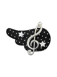 KHEPHAIA | Wing Polka Dot Star Note Hair Clips