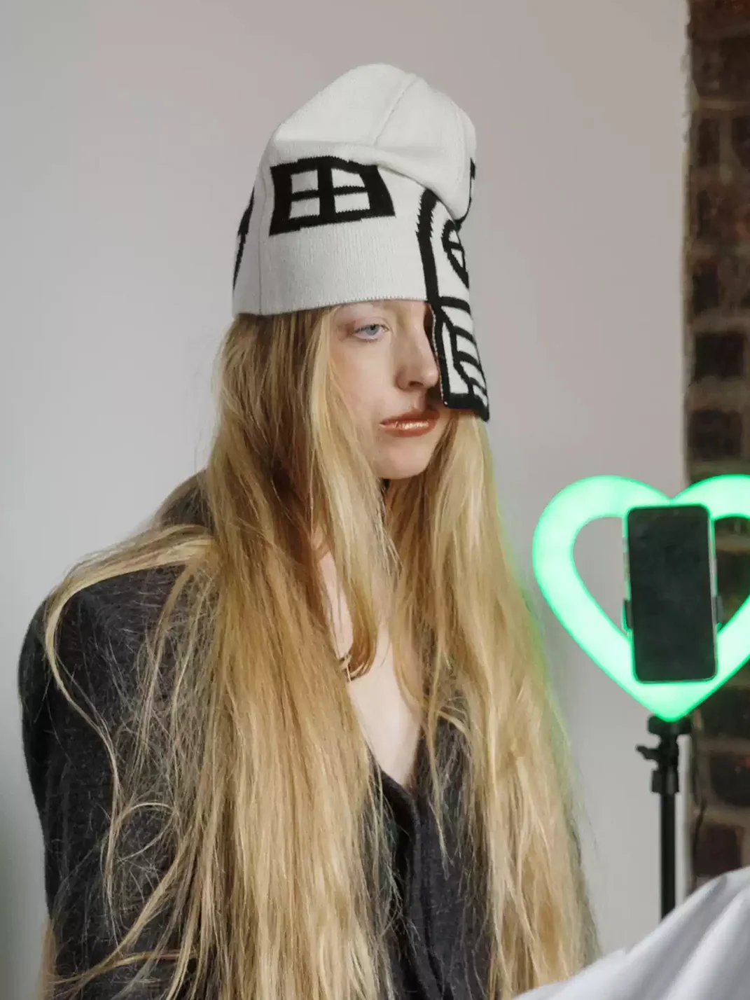 Fey Fey Worldwide | House Pattern Knit Beanie