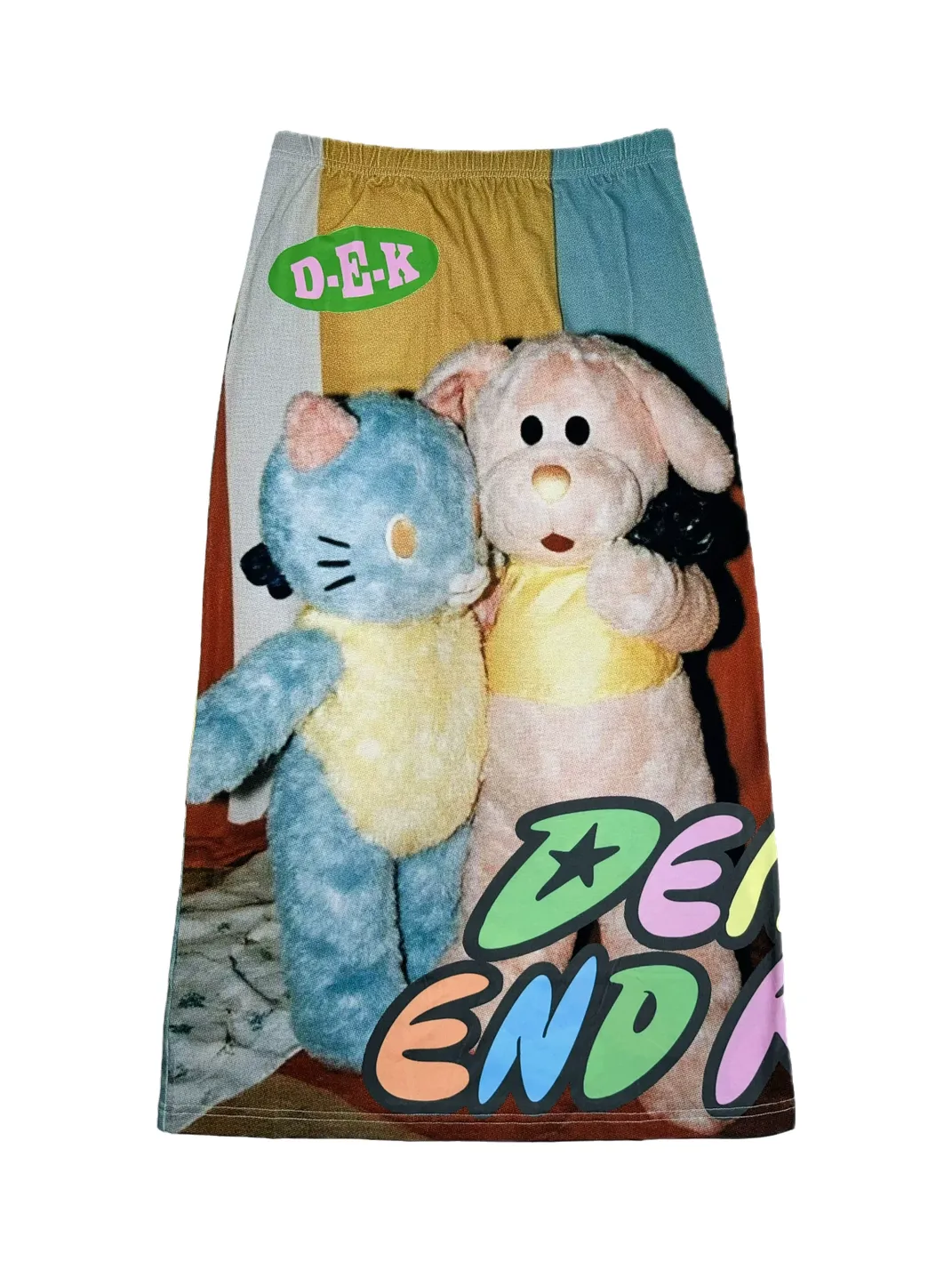 DeadEndKids | Y2K Printed Stretch Long Skirt