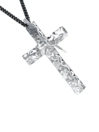 AXBD | Foam Faith Transparent Cross Pendant Necklace