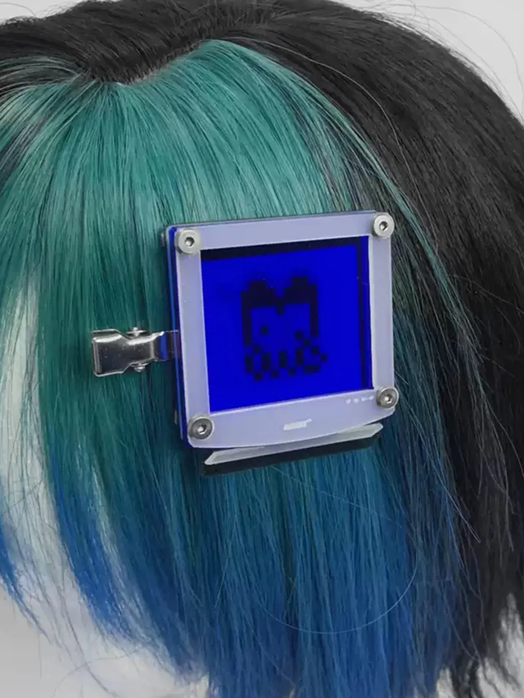 AXBD | Cyberpunk Memory Photo Display Hair Clip