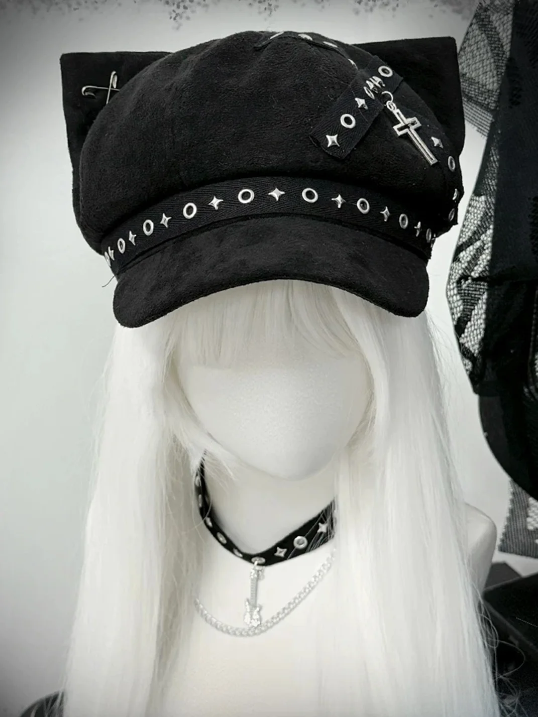1GASTERINN | Cat Ear Beret Hat