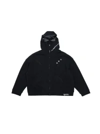 FVVO | Waffle Embroidered Mask Oversized Zip Hoodie