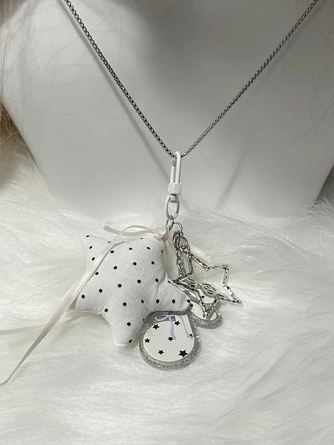 KHEPHAIA | Necklace With Star Heart Moon Charms