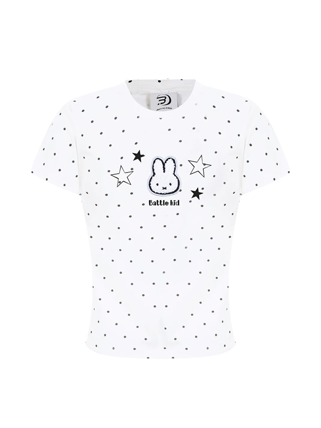 Languid Park | Embroidered Round Neck Short Sleeve T-Shirt