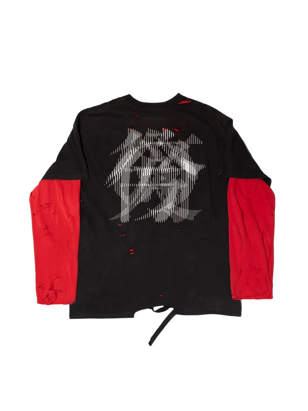 MELANIN | Distressed Layered Sleeve Graphic T-Shirt