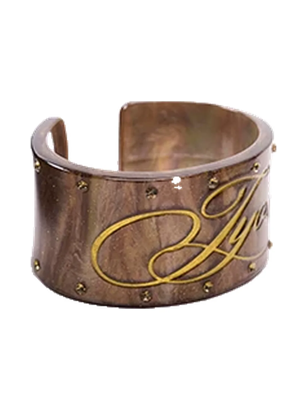 JYOSEI | Rhinestone Wide Open Cuff Bracelet