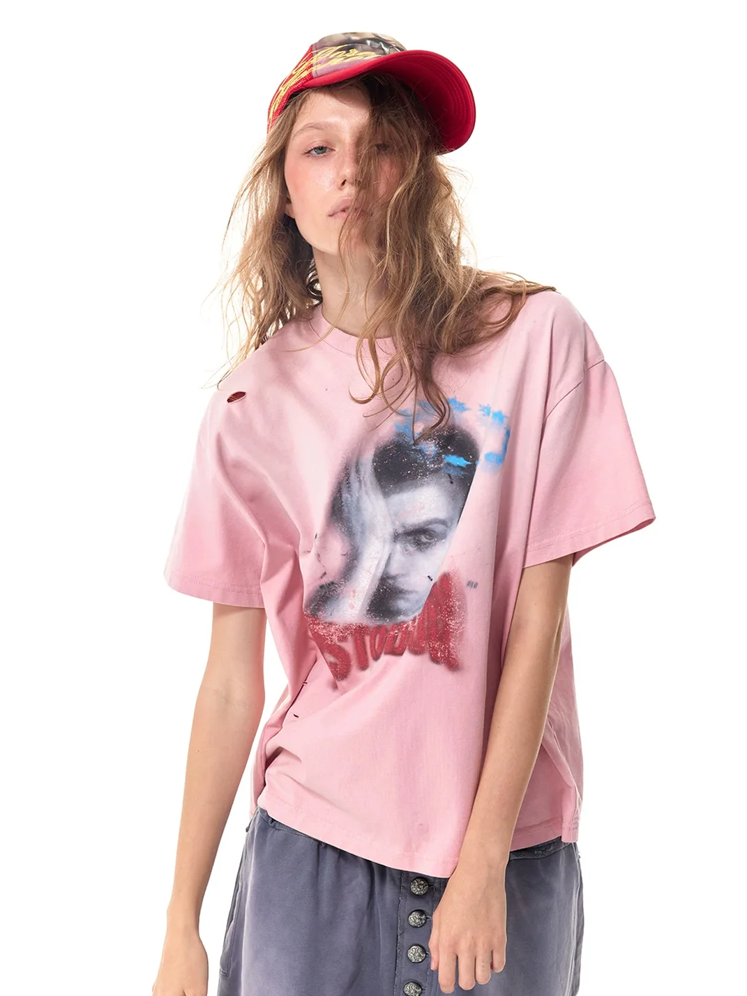 HAS2SONS | Contrast Embroidered Trucker Cap