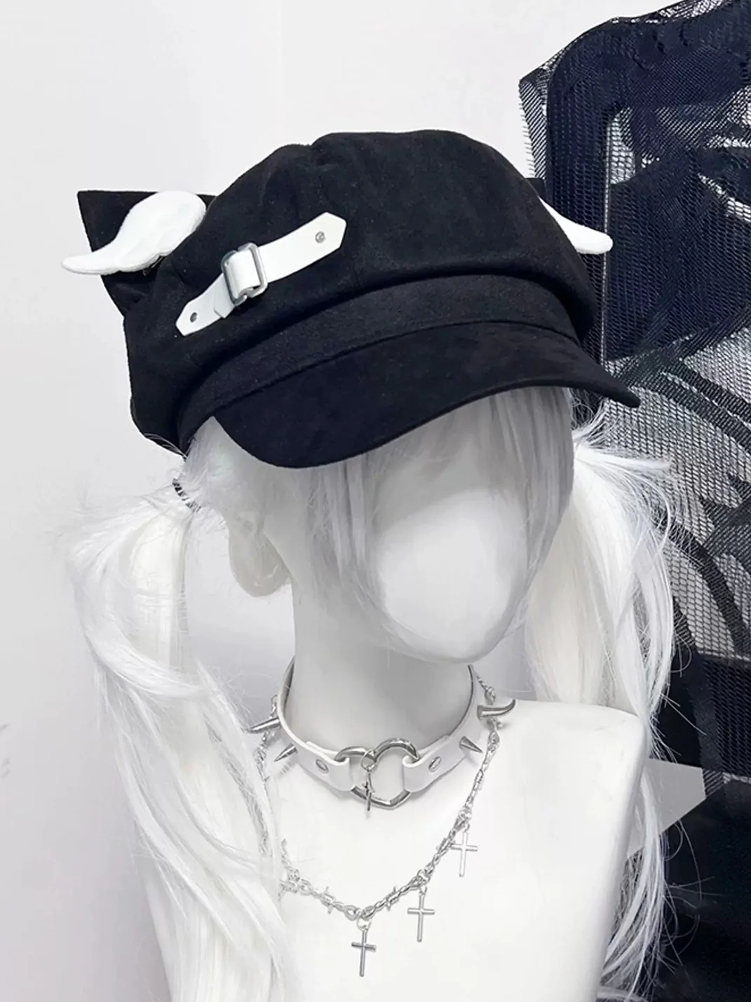 1GASTERINN | Cat Ear Beret Hat