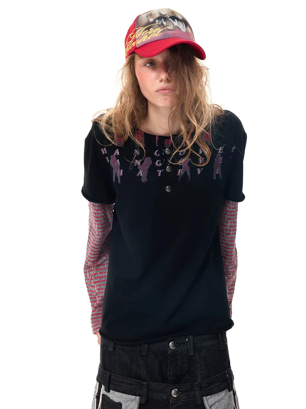 HAS2SONS | Contrast Embroidered Trucker Cap