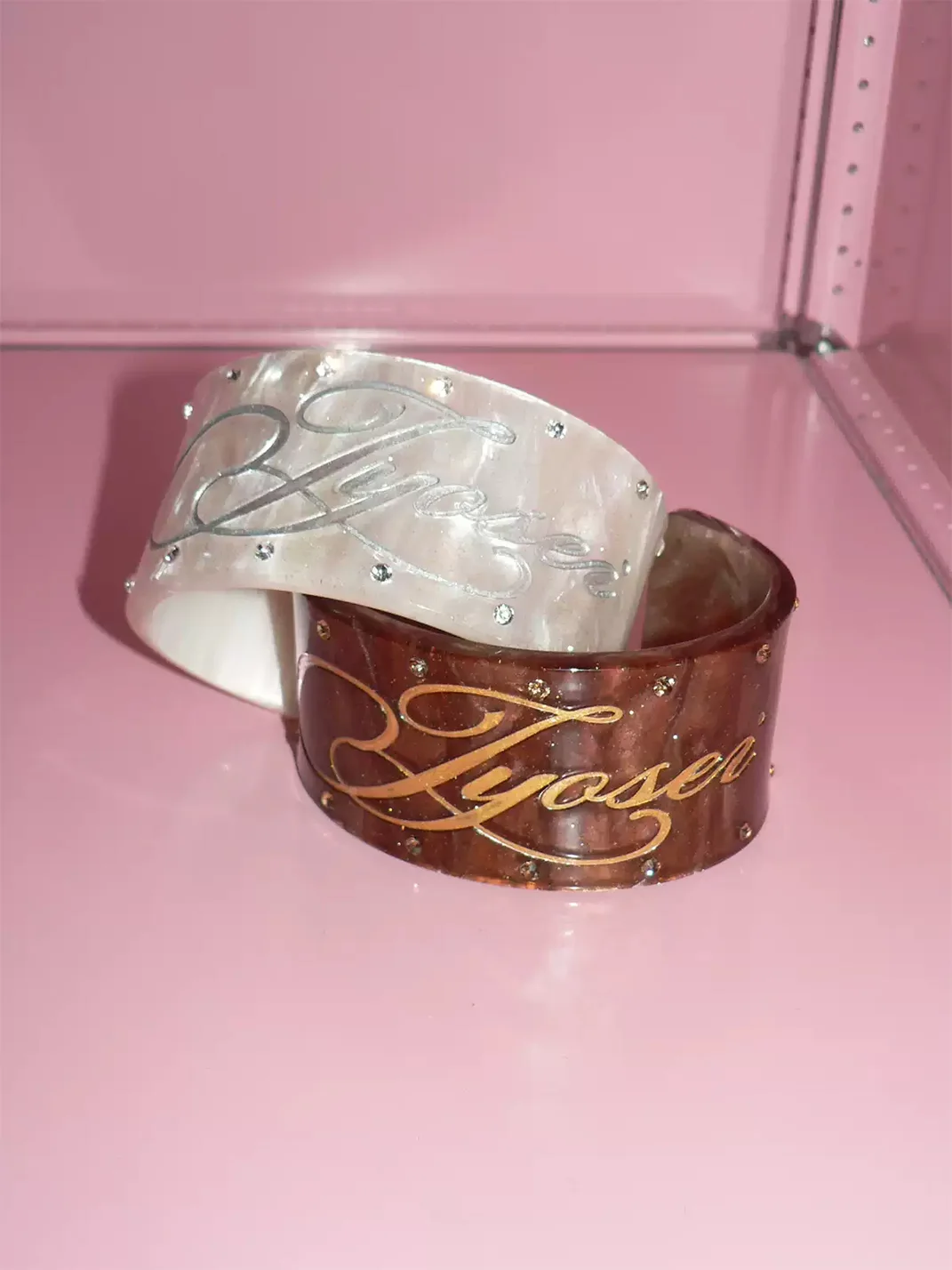 JYOSEI | Rhinestone Wide Open Cuff Bracelet