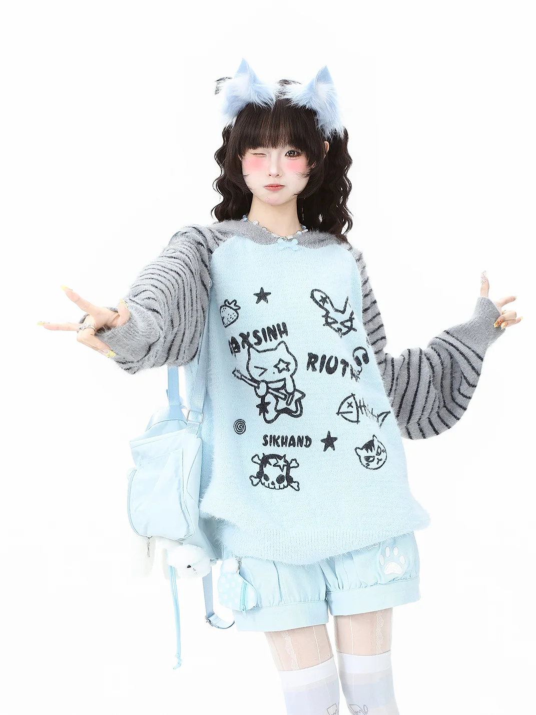 Languid Park | Hooded Knit Sweater