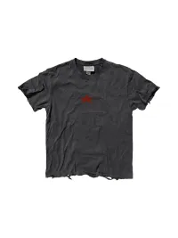 SHIBU | Distressed Star Print Washed Short-Sleeve T-Shirt