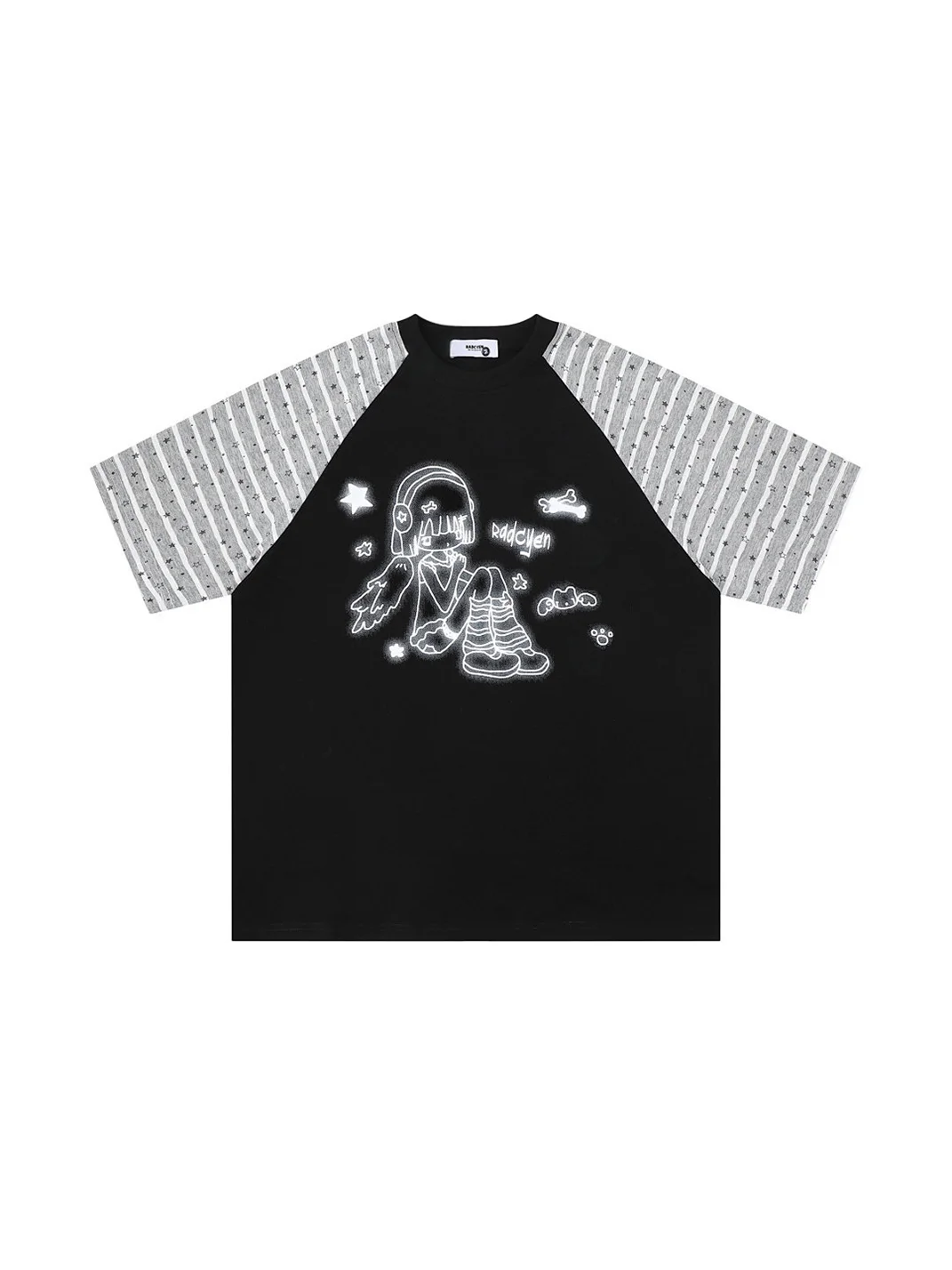 Languid Park | Women's Y2K Striped Short Sleeve T-Shirt