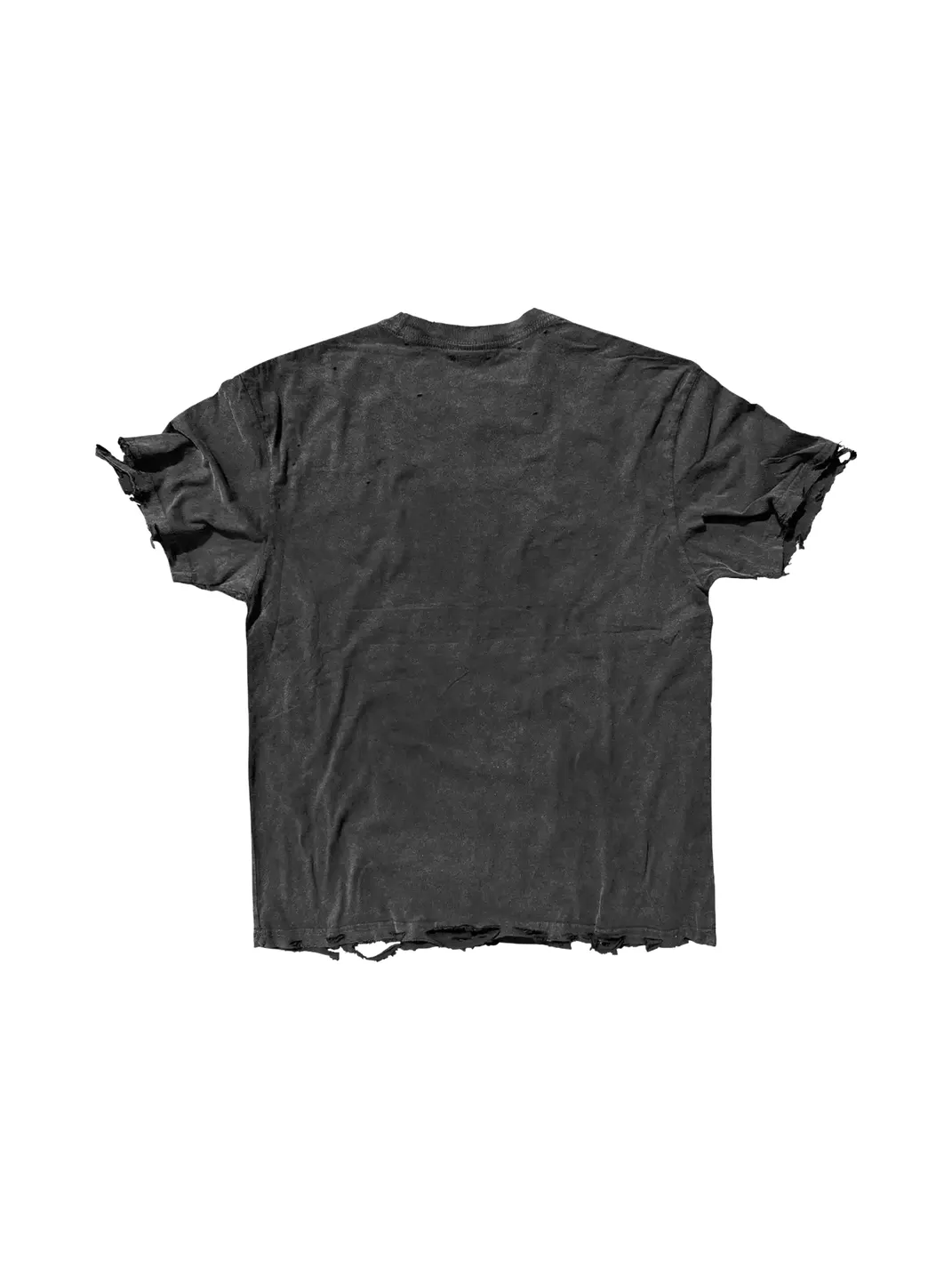 SHIBU | Distressed Washed Punk Graphic Short-Sleeve T-Shirt