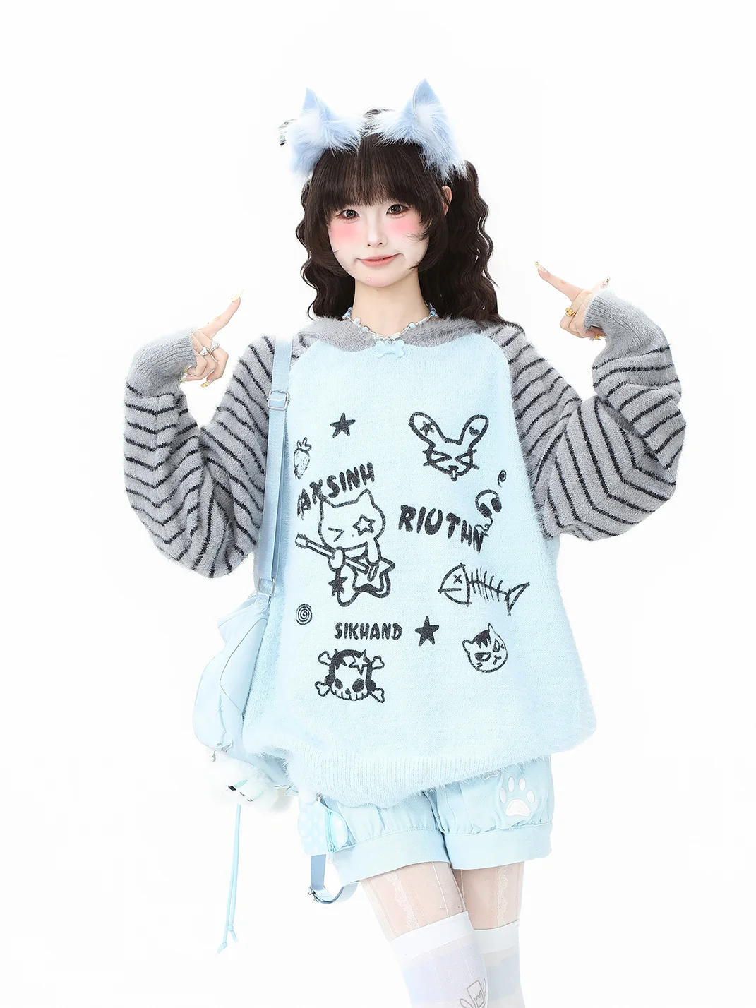 Languid Park | Hooded Knit Sweater