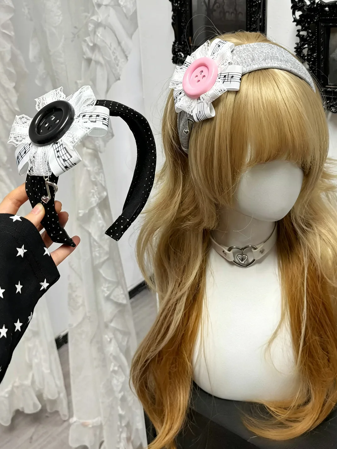 1GASTERINN | Cute Korean Ribbon Headband