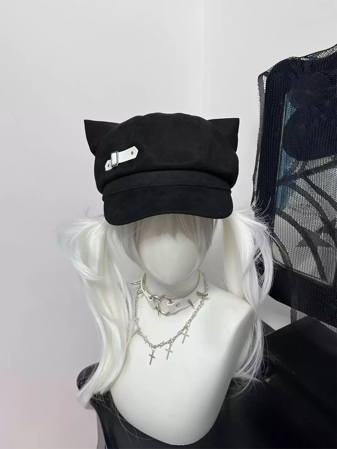 1GASTERINN | Cat Ear Beret Hat