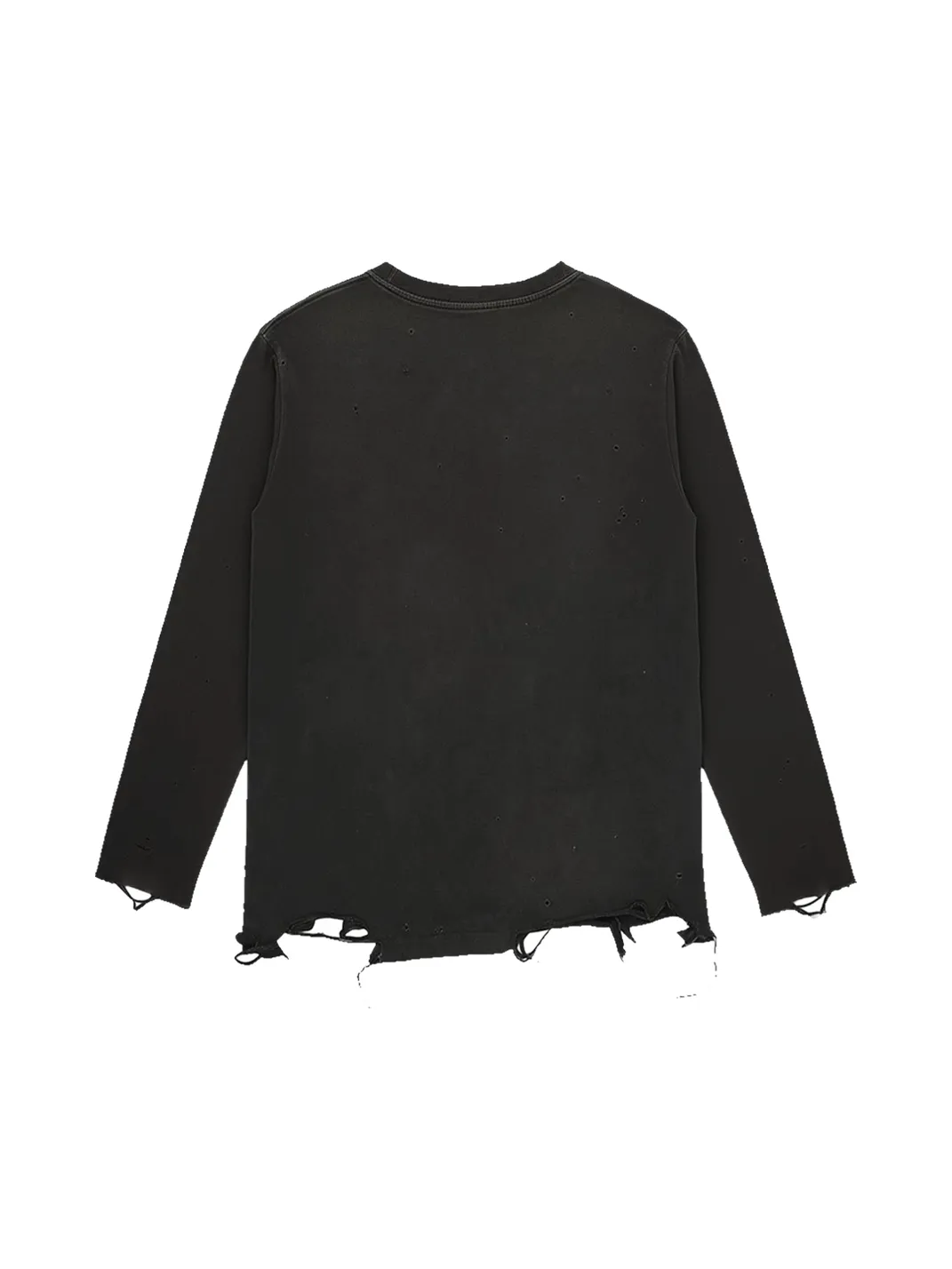 SHIBU | Unisex Vintage Distressed Gothic Long Sleeve T-Shirt