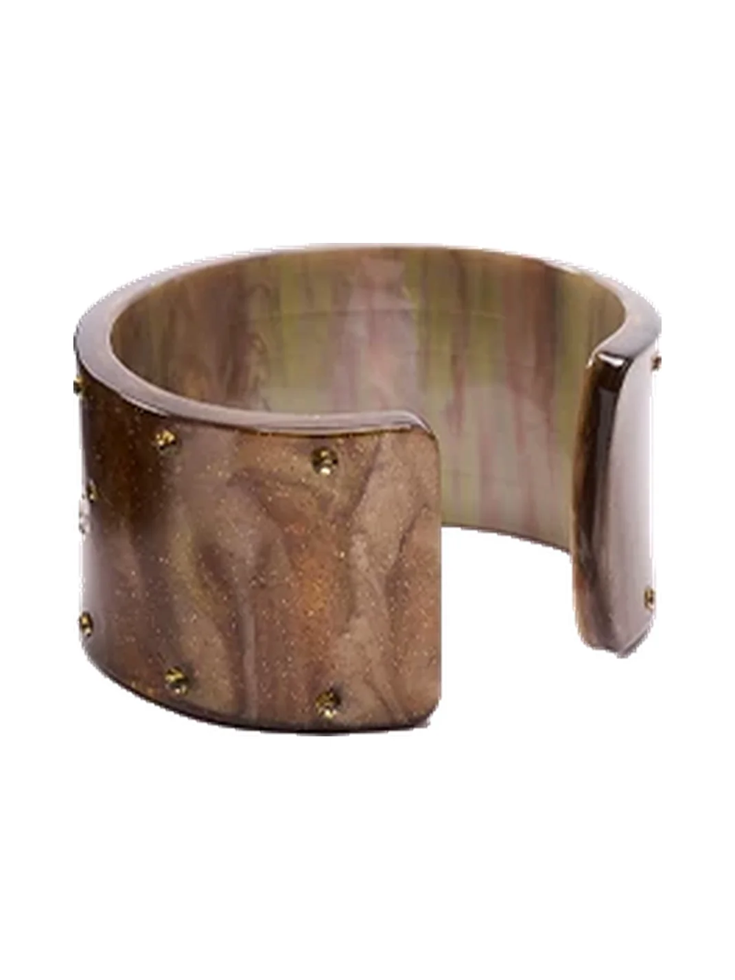 JYOSEI | Rhinestone Wide Open Cuff Bracelet