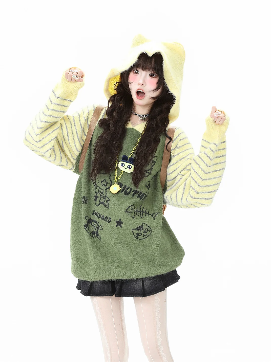 Languid Park | Hooded Knit Sweater