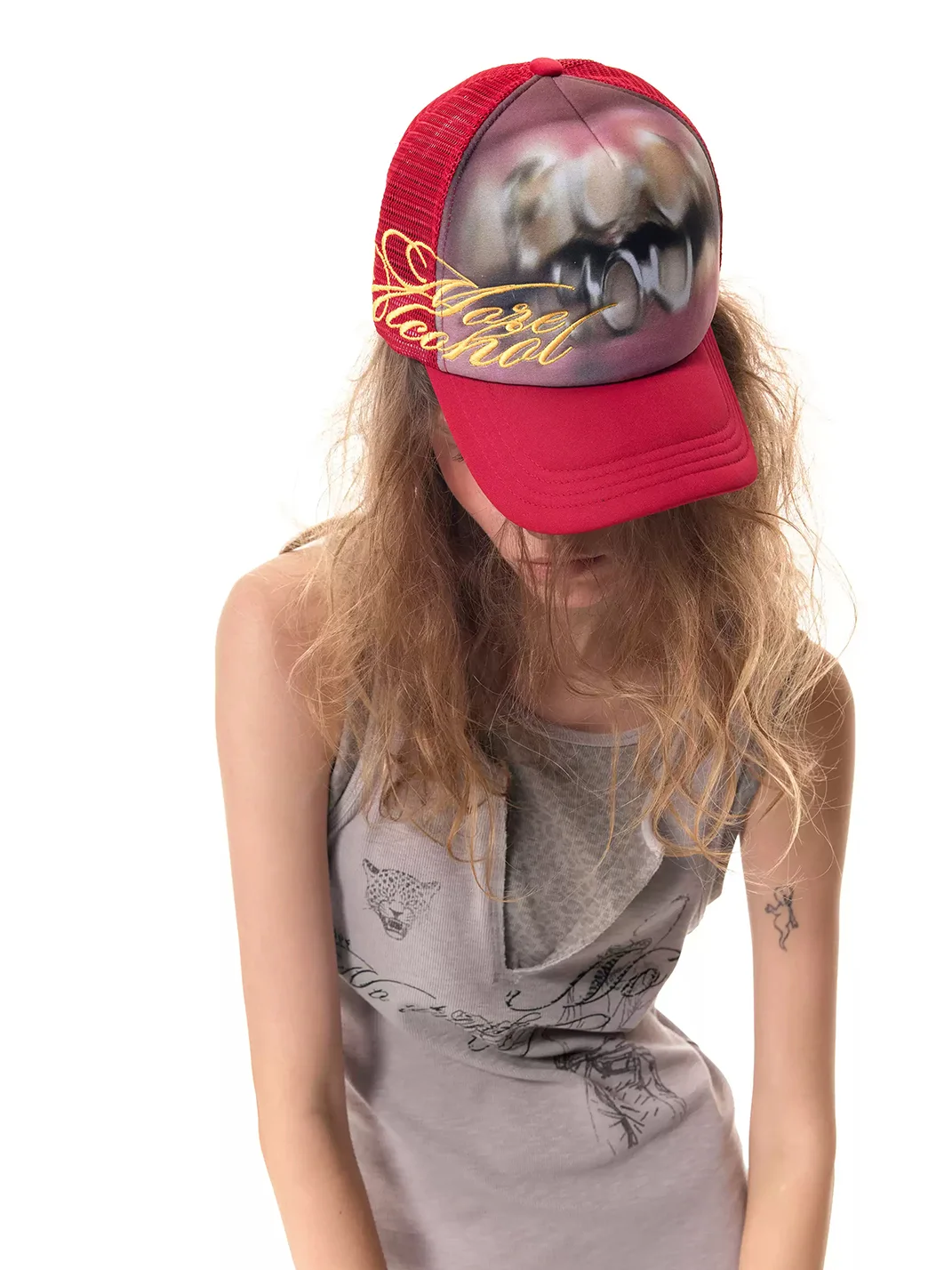 HAS2SONS | Contrast Embroidered Trucker Cap