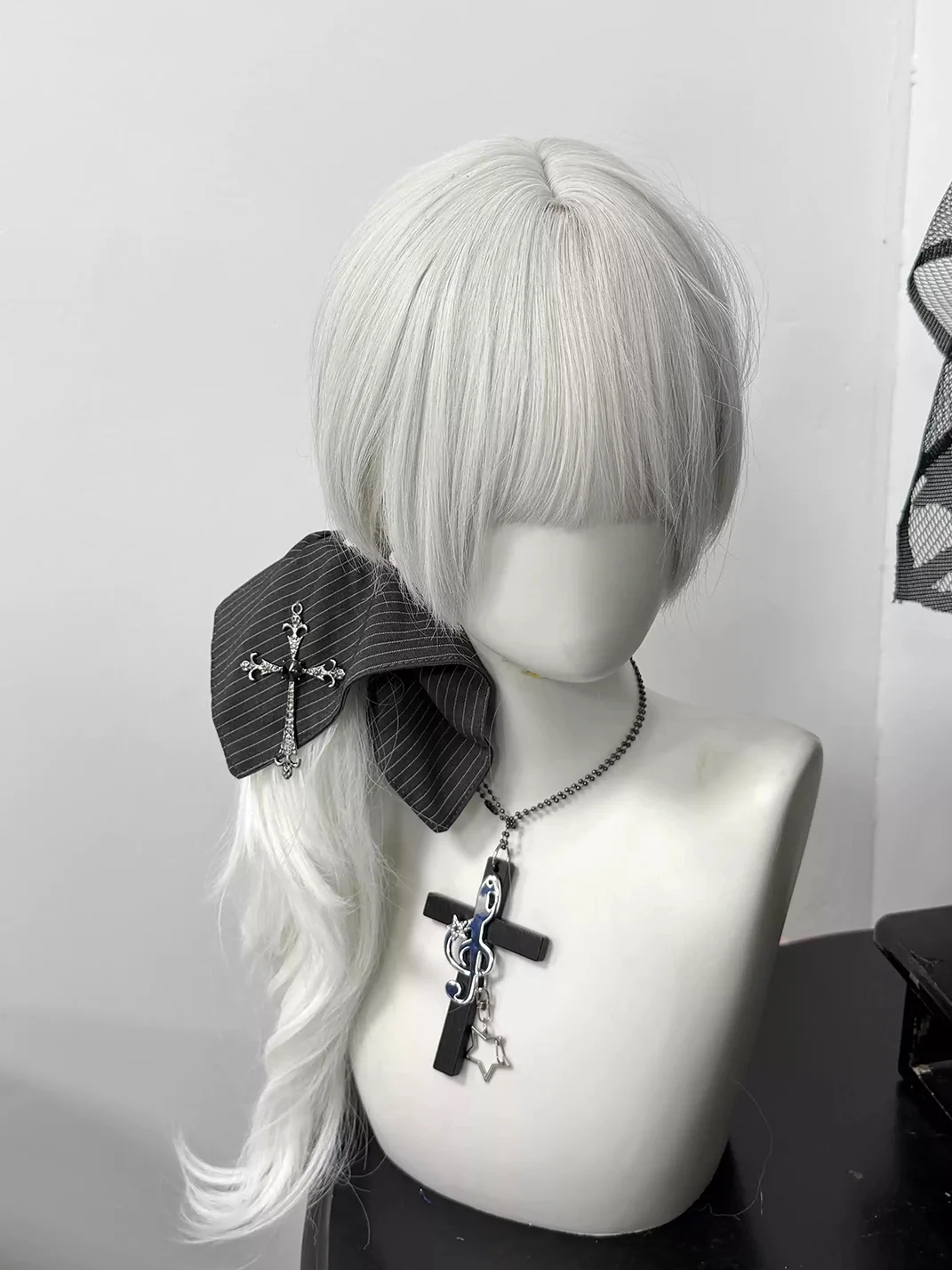 1GASTERINN | Cross Stripe Large Hair Tie