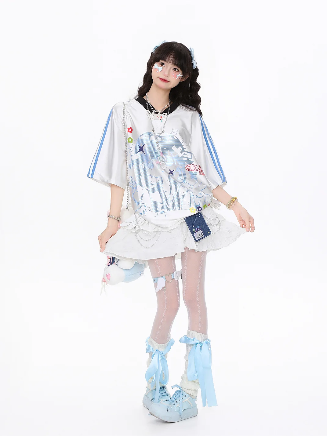 Languid Park | Satin Short Sleeve T-Shirt For Women