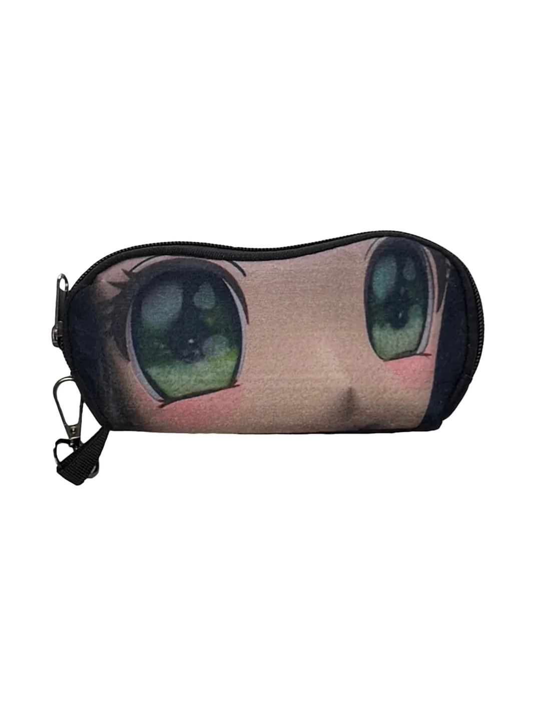 Bunnybunnygun | Y2K Felt Zipper Eyeglasses Case with Hook