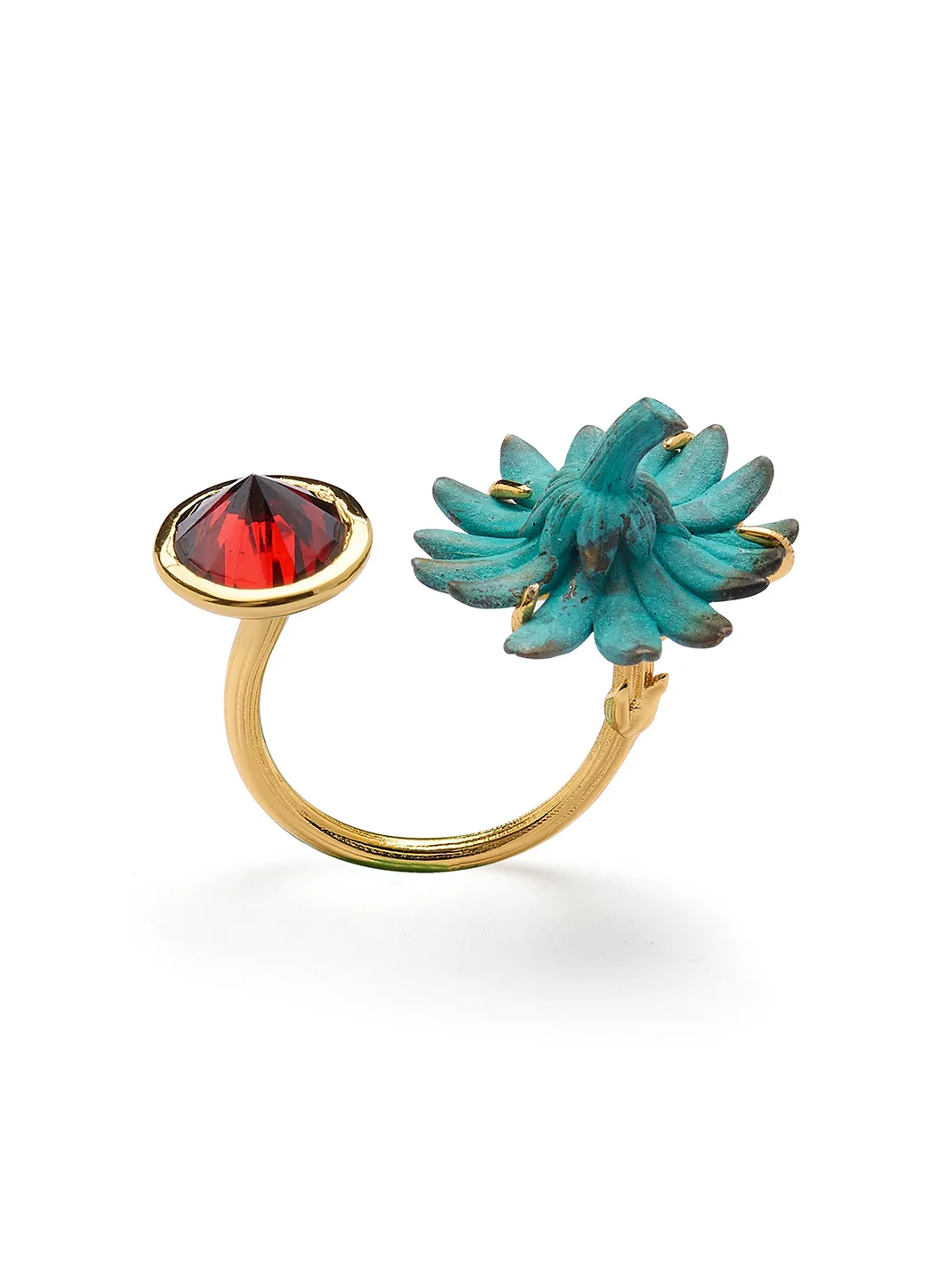 TysGrocery | Daisy Stem Adjustable Open Ring