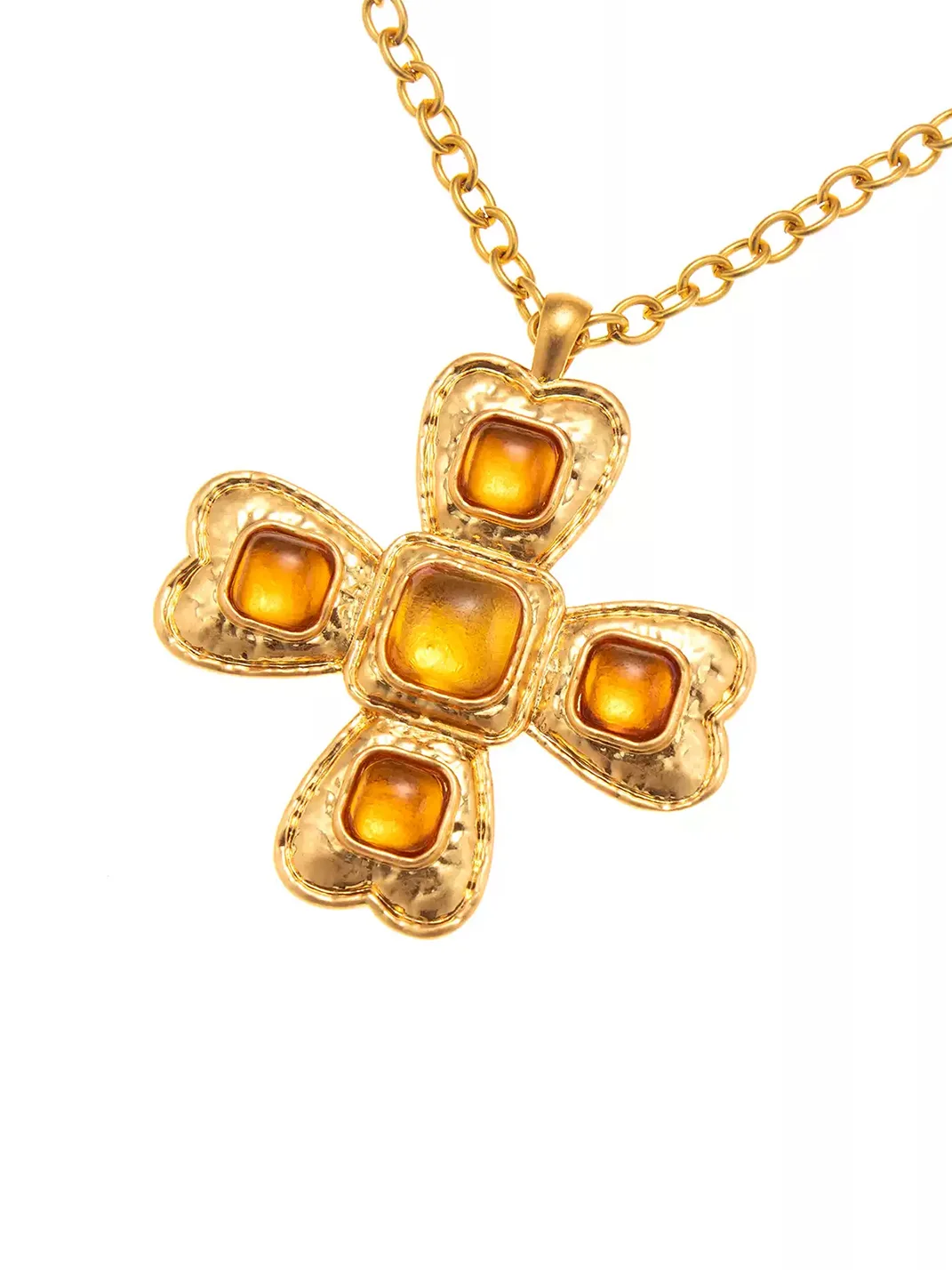 Tokokkino | Four-Sided Bow Necklace
