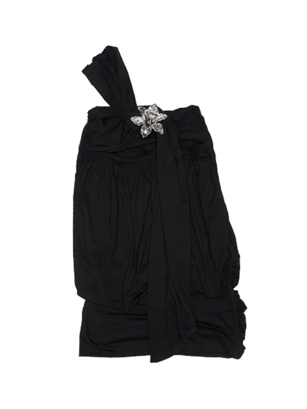 1JINN STUDIO | One-Shoulder Ruched Mini Dress