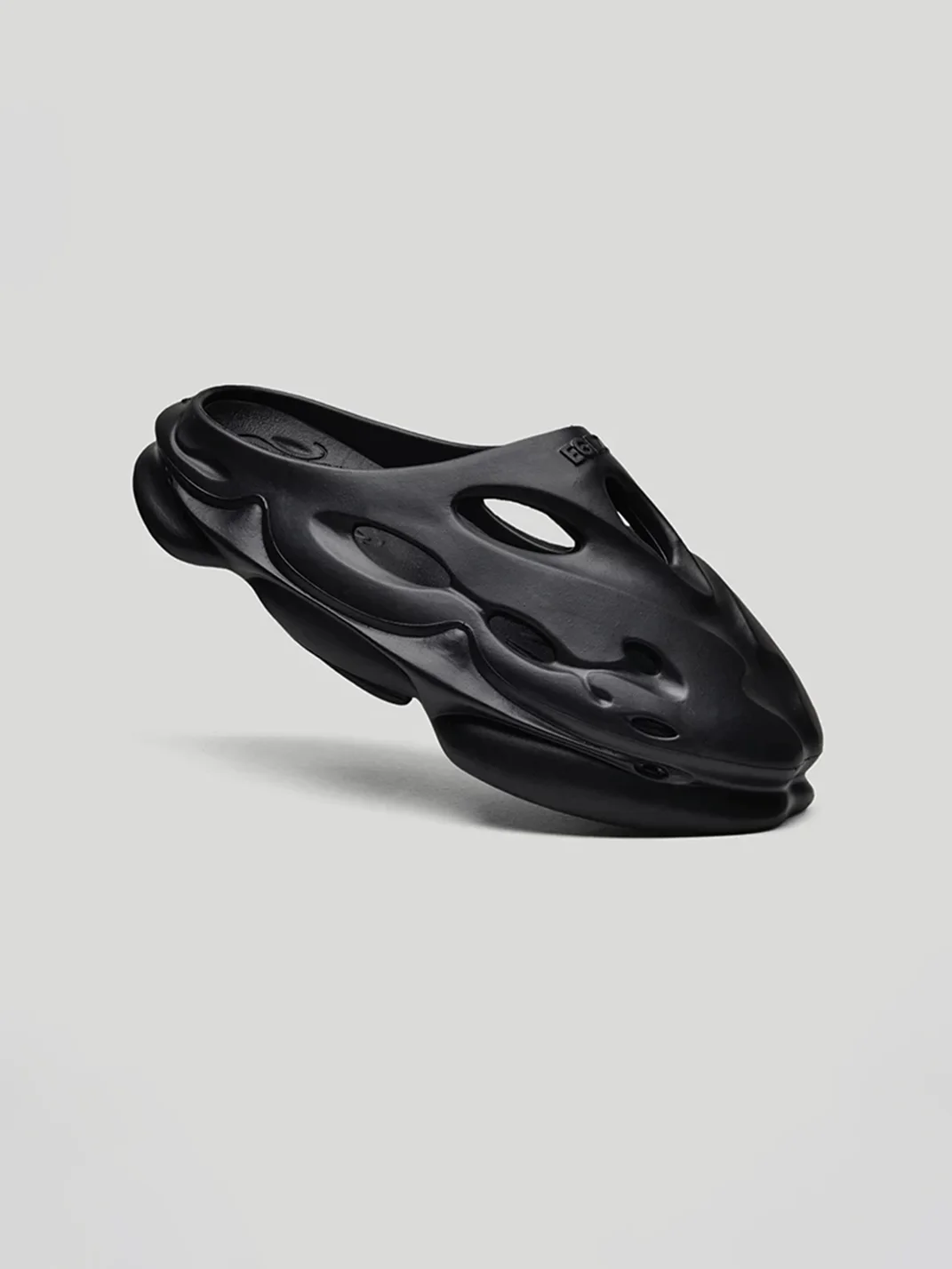 EQLZ | Unisex Perforated Platform Clog Slippers