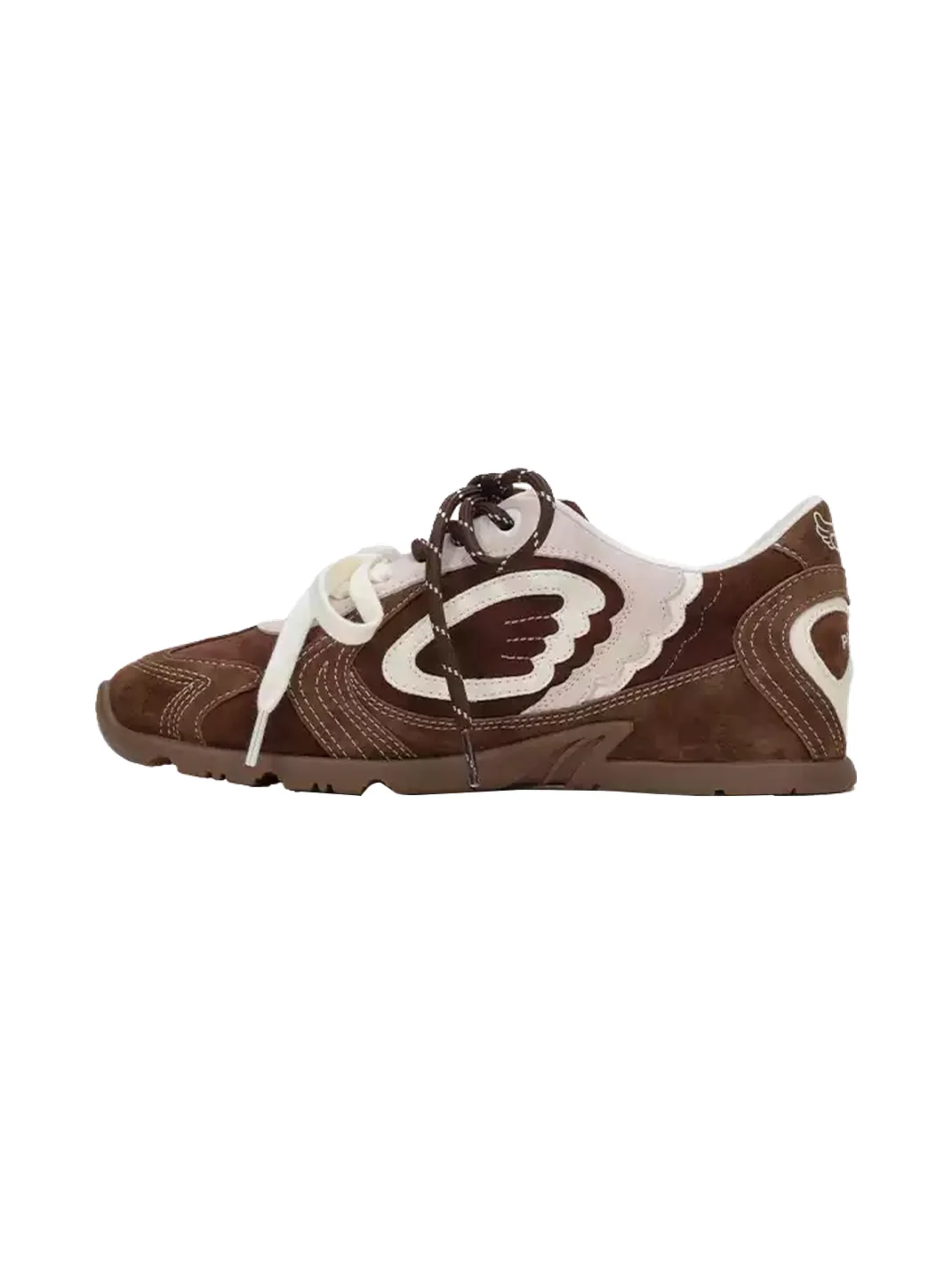 PINKAMOR | Brown White Wing Training Sneakers