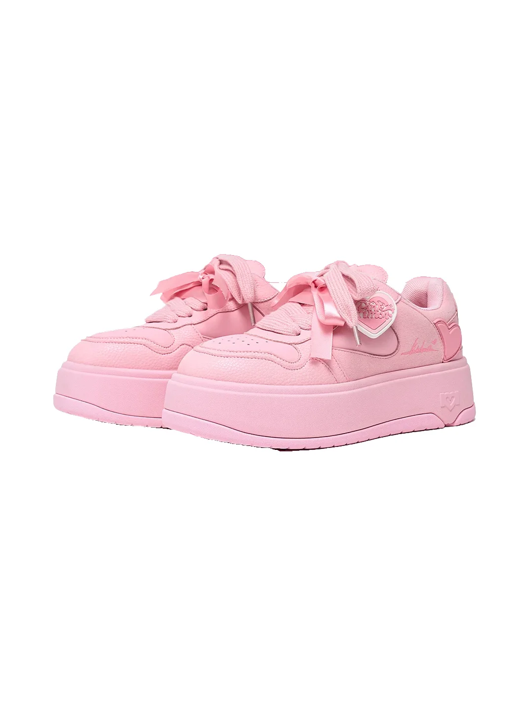 PINKAMOR | Women's Pink Cupid Platform Skate Sneakers