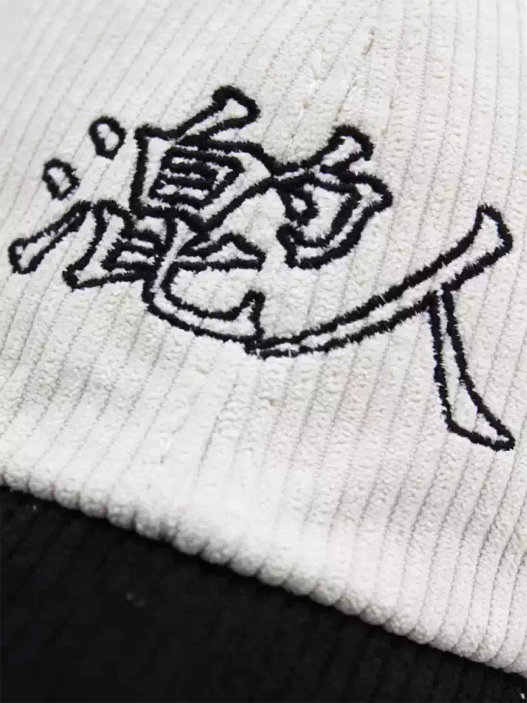 Uiiin online | Two-Tone Corduroy Baseball Cap