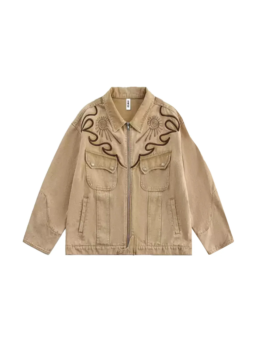 Wonderful Story | Vintage Western Embroidered Denim Jacket