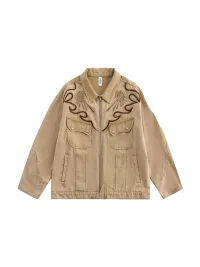 Wonderful Story | Vintage Western Embroidered Denim Jacket
