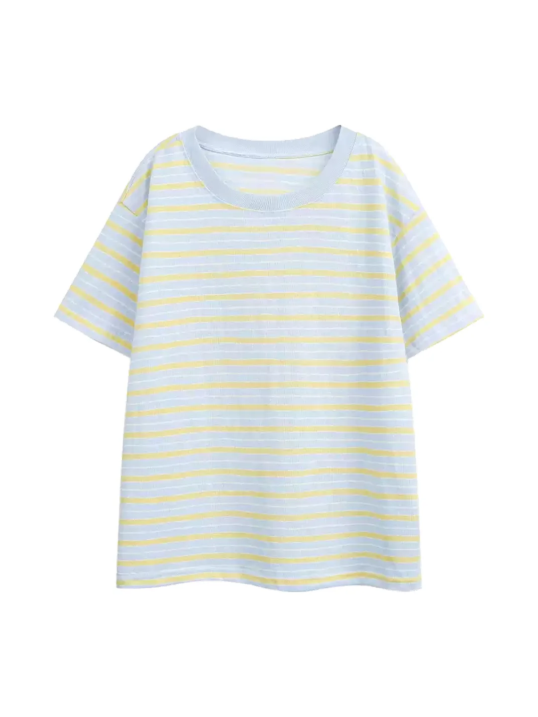 Wonderful Story | Women's Striped Wide Neck T-Shirt