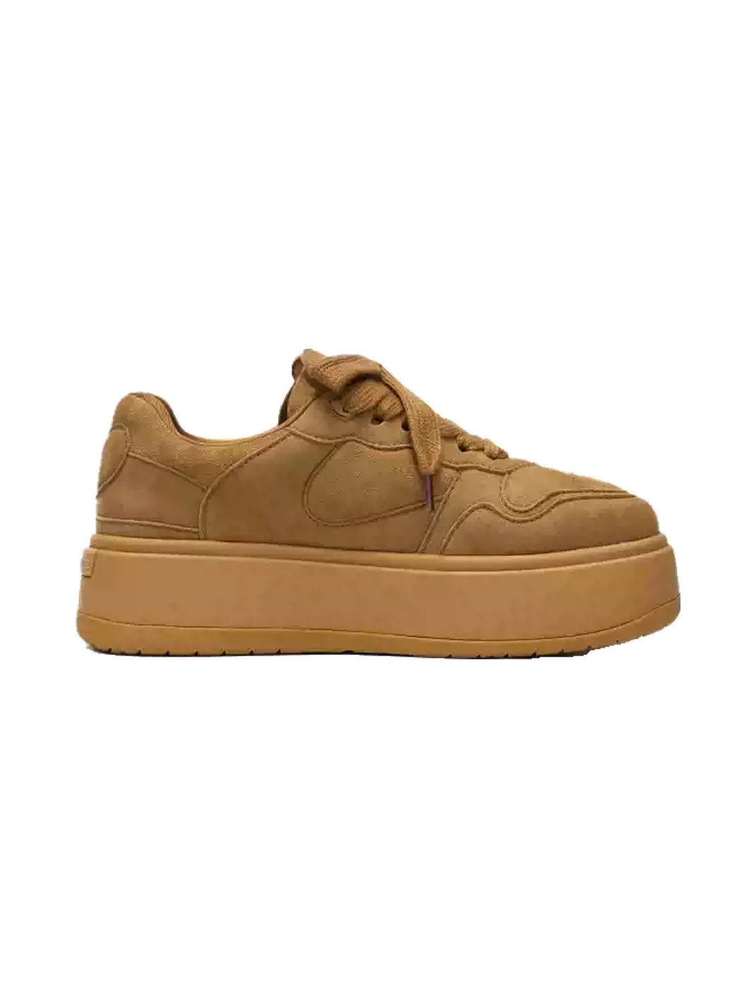 PINKAMOR | Women's Brown Platform Skate Sneakers