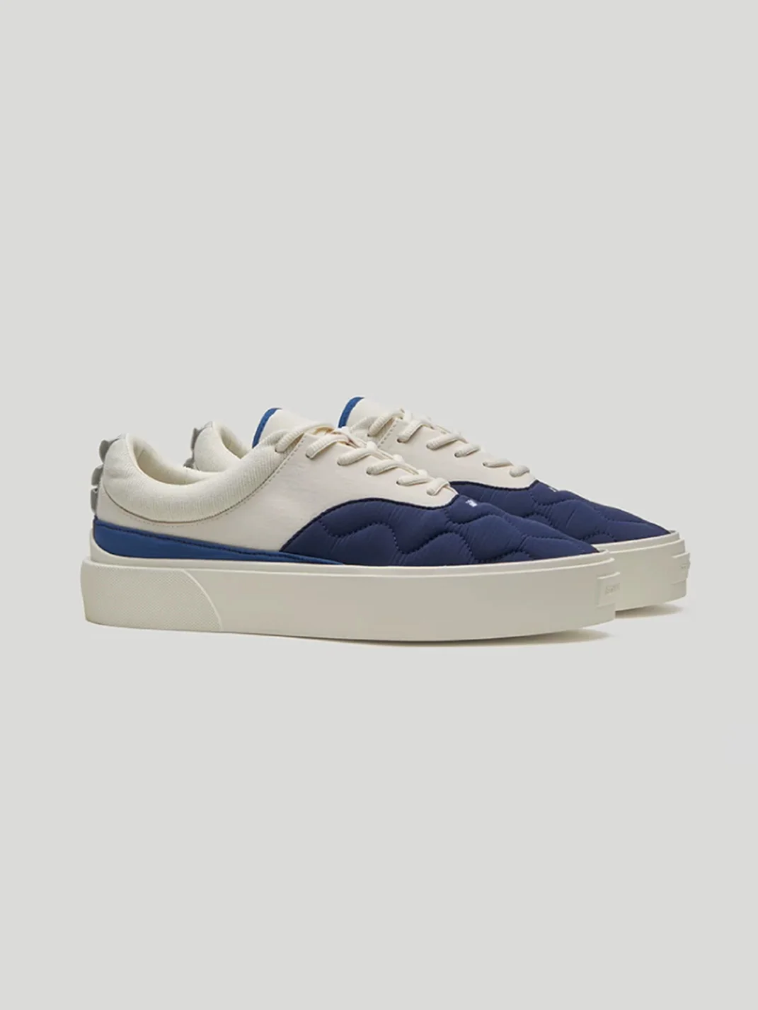 EQLZ | Men's Quilted Platform Casual Sneakers