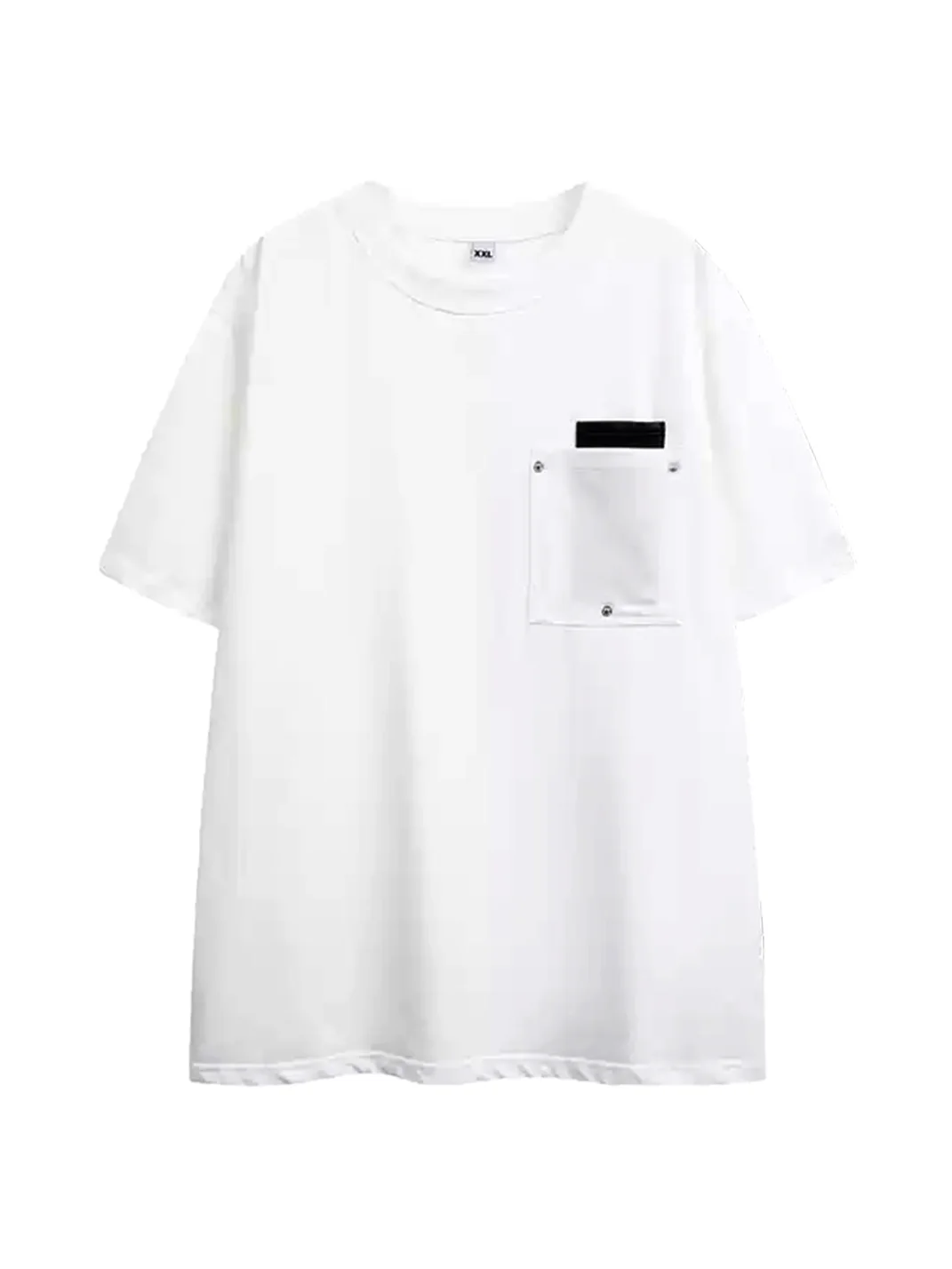 Wonderful Story | Retro Studded Patchwork Crew Neck T-Shirt