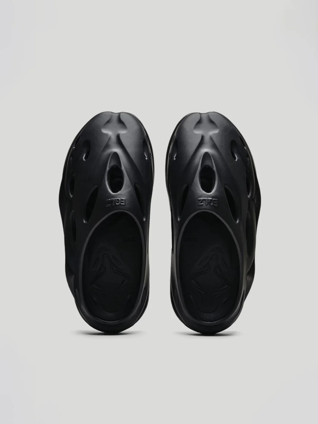 EQLZ | Unisex Perforated Platform Clog Slippers