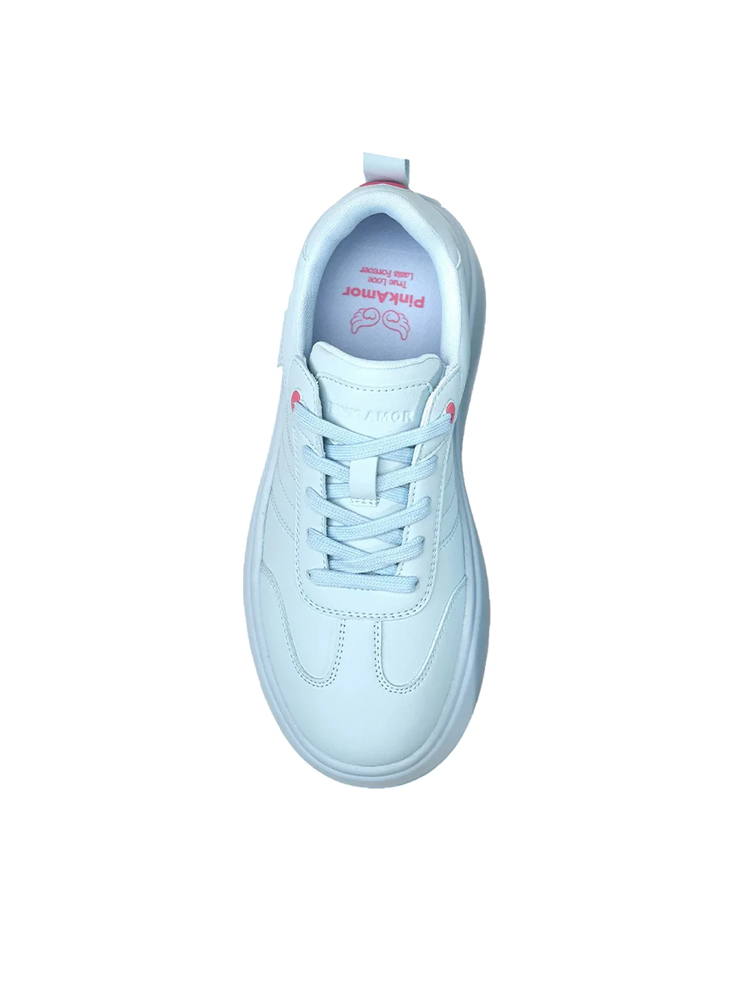 PINKAMOR | Women's Blue Platform Skate Sneakers